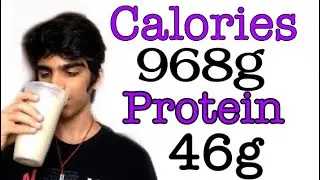 Homemade Mass Gainer Shake | 1000 Calorie Protein Shake for Muscle Building