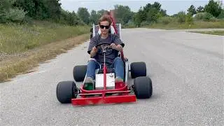 Snowmobile Engine Gokart Rips!!