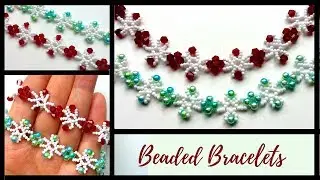 🌼diy beaded bracelets 🌼 beautiful bracelets with pearls and crystals🌼