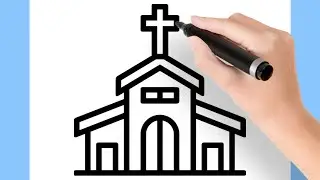 COMO DESENHAR UMA IGREJA