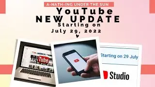 YouTube NEW UPDATE: Starting on July 29, 2022 | SUBSCRIBER COUNT will NO LONGER be able to HIDE