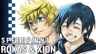 ROXAS & XION || SPEEDPAINT