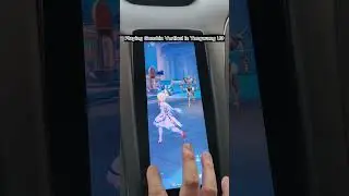 Playing Genshin Vertical on Yangwang u9