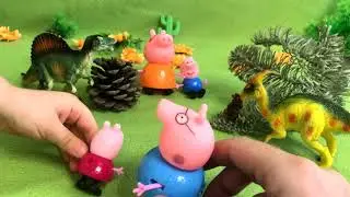 🐷Пеппу чуть не съели динозавры🦖? Peppa pig and dinosaurs? | Mimi Mira