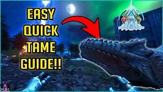 How to tame a Giganotosaurus ANYWHERE on Ark Survival Ascended | EASY QUICK GIGA TAME GUIDE!!!