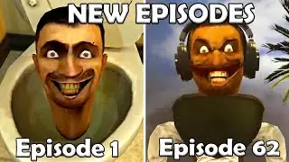 Skibidi Toilet 1 - 62 All Episodes: Spider Skibidi Toilet (Episode 62)