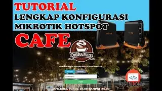 Full Konfigurasi Mikrotik dari Awal untuk Hotspot Voucher Cafe | Mikrotik RB931 HapLite Untuk Cafe