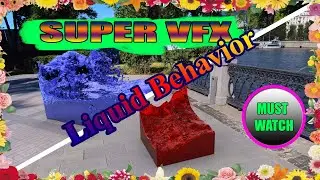 Phoenix Liquid Simulation 💧 Tyflow 💧 Camera Tracking 💧 3D Tracking  💧Compilation 💧 VFX Best Video
