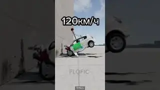 Opel Astra - Google Maps Crash Test - BeamNG.Drive #shorts