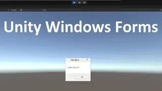 Unity Windows Forms