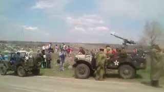 Техника (Реконструкция боя в Луганске 21.04.2013)
