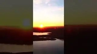 Рассвет на новотроицком водохранилище ОЧЕНЬ КРАСИВО