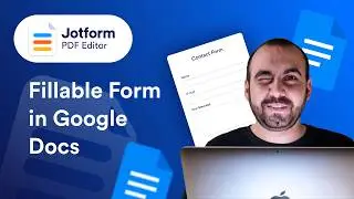 How to Make a Fillable PDF Form Using Google Docs