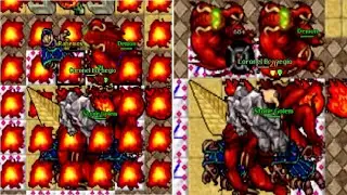 Old Tibia - Bornegio x Rahemos & Showing Rare Axe (Pythera 2005 7.5)