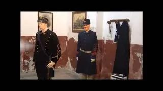 Alessandria city Italy - military citadel shows uniforms and 1848-1945 historical weapons