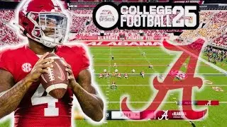 EA Sports College Football 25 Alabama vs Wisconsin '24 Full Simulation #collegefootball25 #cfb25