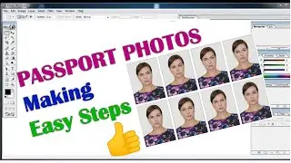 How to make passport size photo making simple.