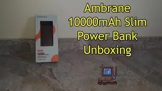 Ambrane 10000mAh Slim Power Bank Unboxing