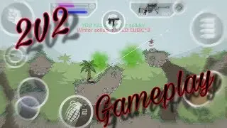 2v2 Gameplay [Doodle Army 2 Mini Militia]