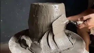 Complete Tutorial: Cement Vase with Homemade Molds.