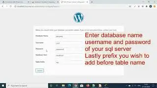 Simple steps to install Wordpress on local