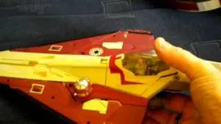 Obi-wan Kenobi Starfighter with Hyperdrive Ring vehicle review