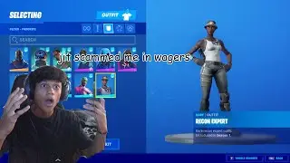 wagering my recon expert acc .. he SCAMMED ME