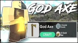 UNLOCKING THE GOD AXE RECIPE! (Roblox Booga Booga)
