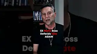 Ex Mafia Boss defending the Tates #shorts #cobra #mindset #viral #freetopg #tatebrothers