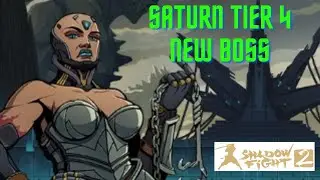 Saturn New Underworld Tier 4 2nd Boss ( New Update ) Shadow Fight 2