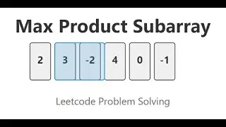 Maximum Product Subarray in Python | Dynamic Programming Explained in Telugu
