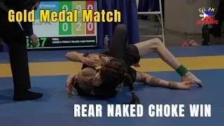 Rear Naked Choke Submission | Bailey Finals NoGi Bjj | 2025 IBJJF American Nationals
