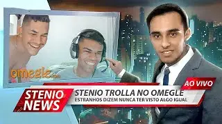 Trollando no OMEGLE, imitando um Jornal com Estranhos