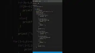 😍😍Beautiful And Lovely Pattern In C Language😘😘 #coding #codinglife #programming