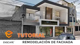 TUTORIAL REMODELACION FACHADA SKETCHUP / ENSCAPE (Tutorial Enscape) Photo Match