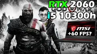 God of War - RTX 2060 + i5 10300h | Laptop MSI GF65 Thin 10SER
