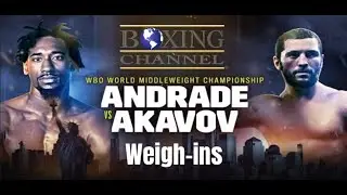 Demetrius Andrade vs  Artur Akavov Weigh-ins