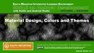Android 02H - Material Design, Colors and Themes