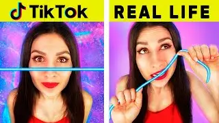 Abbiamo Testato i Migliori Trucchi Virali Tiktok / Se Fossi Uno Studente Alla Tiktok School