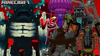 Mutant Warden VS After Euler Bosses Part 2 (Minecraft Mob Battle)