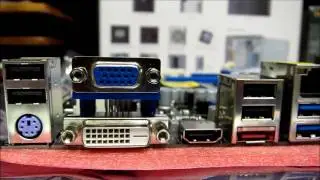 ASRock H55M-USB3 Micro ATX motherboard (R2.0) and build