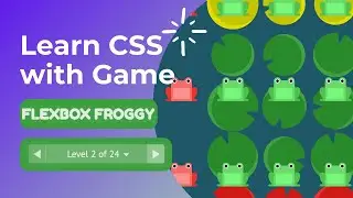 Flexbox Froggy | Learn CSS with Game 😎 | Level 2 | justify-content