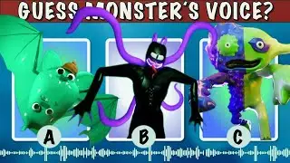 Guess the MONSTER'S VOICE  | GARTEN OF BANBAN 4 | DOOM DOOM, JESTER, NIGHTY BOO, BADBAD