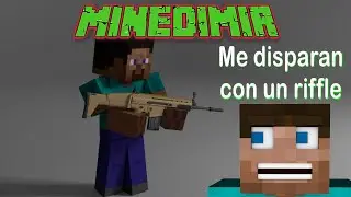 Aquí no hay quien viva 😮 Me disparan con rifles en Minecraft