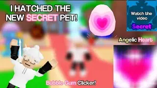 I HATCHED THE NEW *SECRET* ANGELIC HEART! Bubble Gum Clicker! 🫧❤️