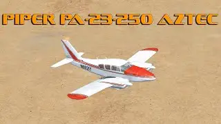 Landing the Piper PA 23 at Apple Valley Airport