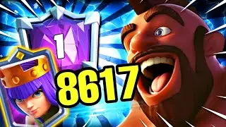 ТОП-1 мира с хогом! Заруба за титул на 8600 кубках! FHD / Clash Royale
