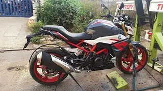 Taking Home Delivery Of BMWG310R | Exhaust note |