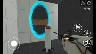 Прохождение моей карты "Тест — уровень сложно" в Teleportal 1!