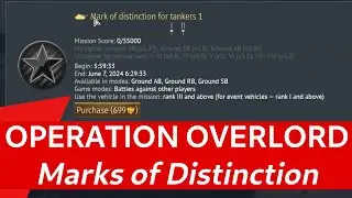 Track your Operation Overlord Mark of Distinction Status! [War Thunder]